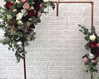 Eucalyptus garland, Arch flowers, Wedding arch, Wedding flowers, Chuppah flowers, Arch swag, Flower swag, Floral swag, Artificial flowers