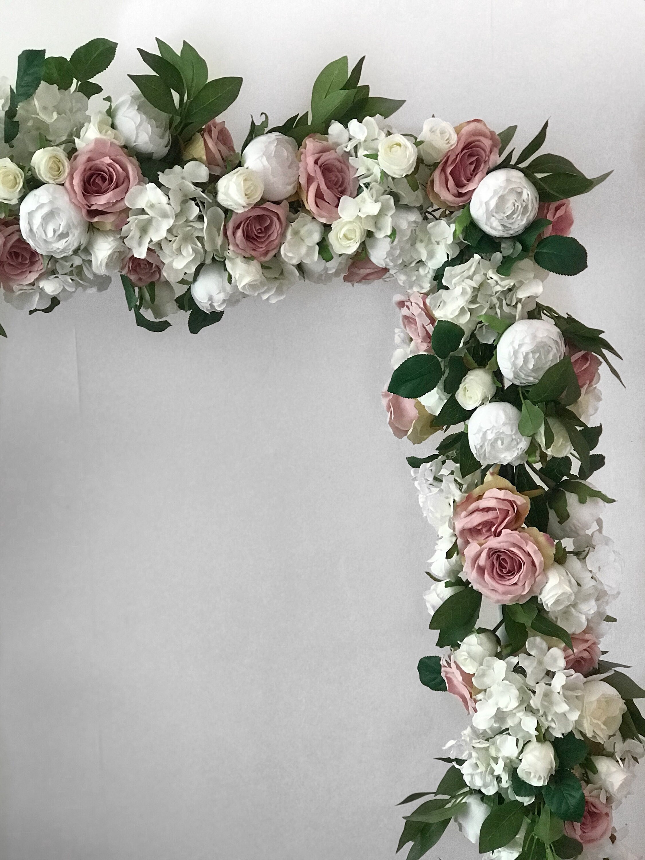 Flower garland Wedding arch Flower arch Floral arch Etsy