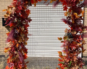 thumbnail interactive-video image 1 of 70 Inch Burgundy Artificial Maple Leaf Garland – Faux Autumn Leaves For Party & Wedding Decor 1 of 5