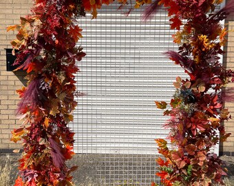 70 Inch Burgundy Artificial Maple Leaf Garland – Faux Autumn Leaves For Party & Wedding Decor