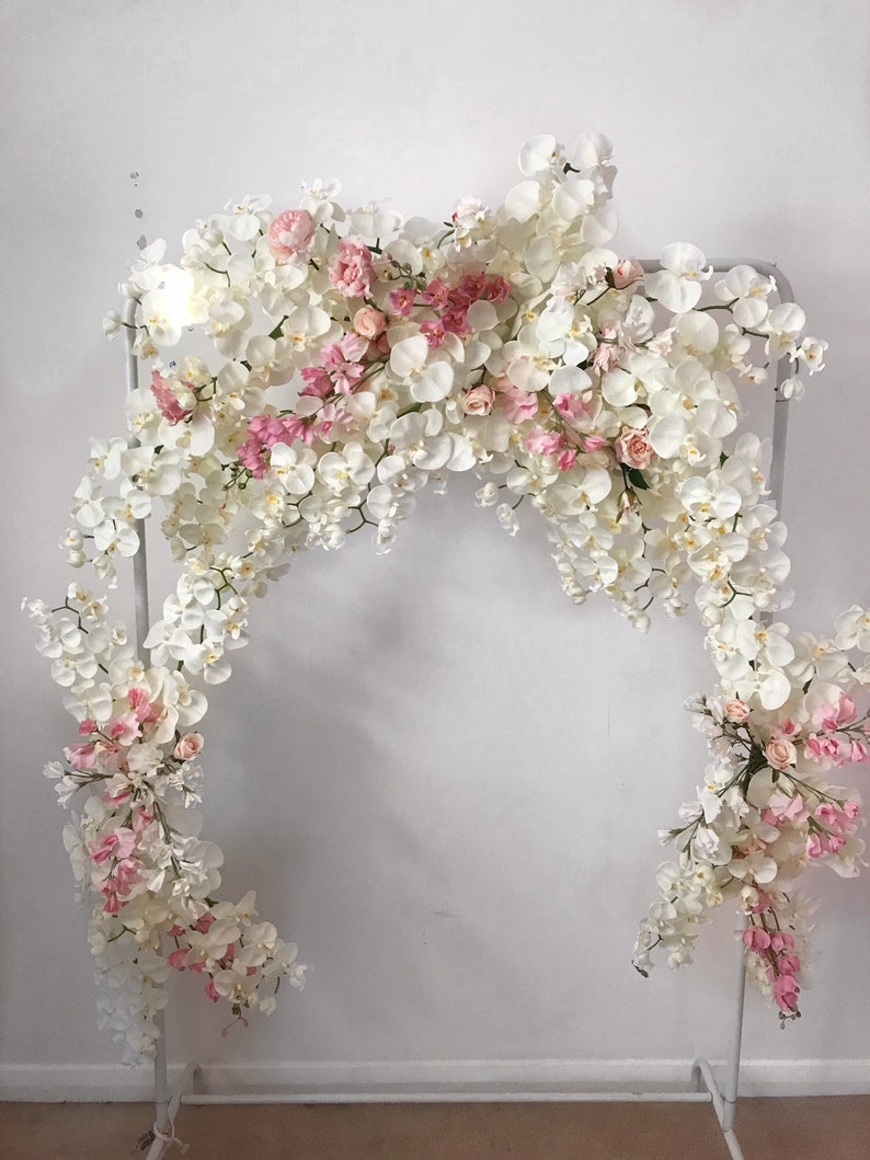 Wedding Flower Arch Floral Arch Swag Flower Swag Arch Swag Etsy UK