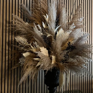 Luxe Pampas Flower Urn Centrepieces, Restaurant Entrance Flower Centrepiece Table Decoration Church Entryway Decor