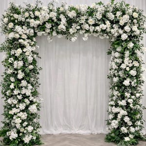 Luxurious Floral Wedding Arch: Eucalyptus, Roses & Cherry Blossom (2.5m)
