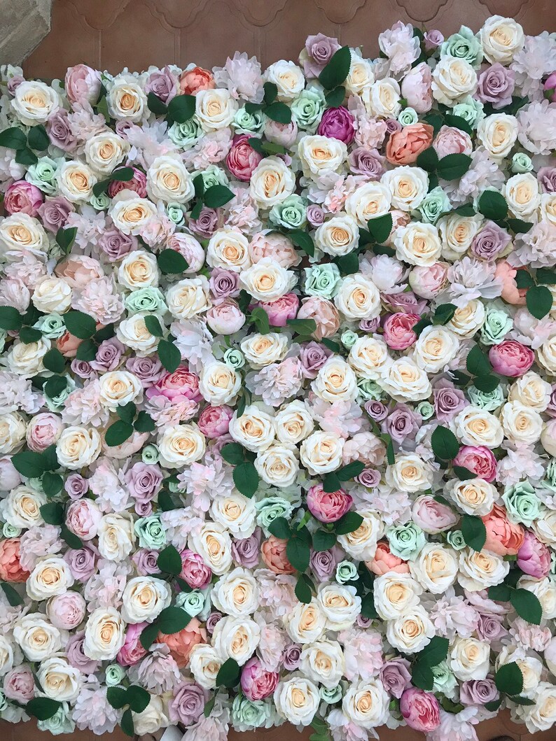 Floral Wall Flower wall Photography backdrop Floral Backdrop Flower backdrop Nursery wall decor