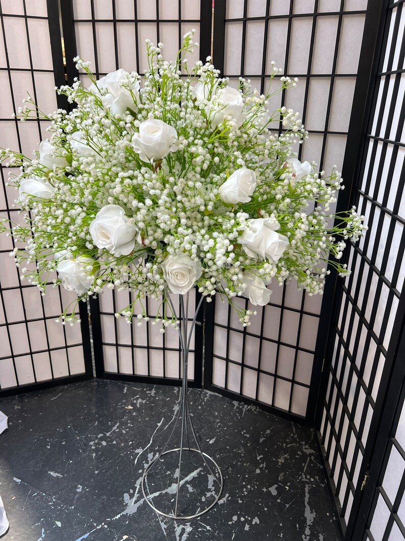 Babys Breath Centrepiece Baby's Breath Flower Ball Etsy UK