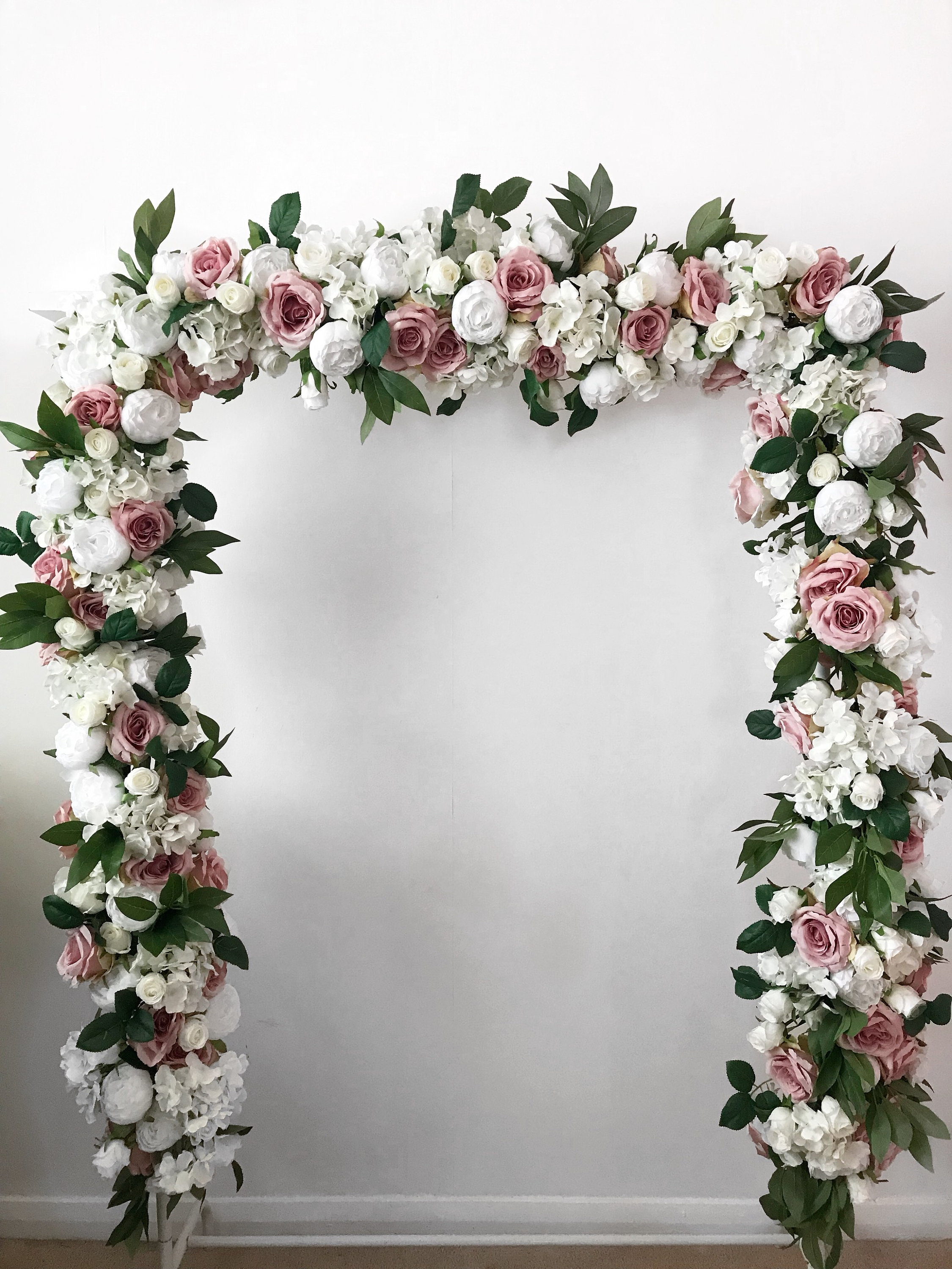 Flower Garland Wedding Arch Flower Arch Floral Arch Etsy Canada