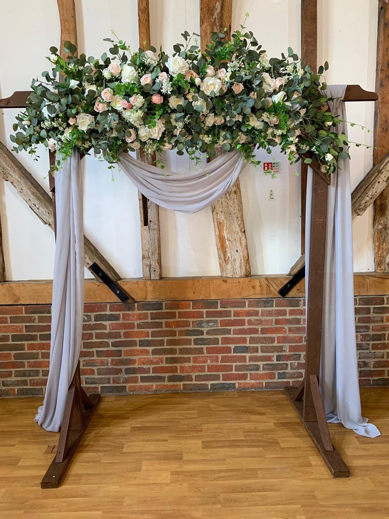 Flower Arch Floral Arch Flower Swag Floral Swag Wedding Etsy