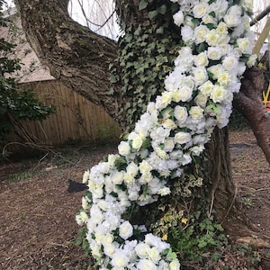XL Flower garland, Floral garland, wedding flower garland, flower swag, floral swag, wedding swag, flower arch, wedding artificial flowers