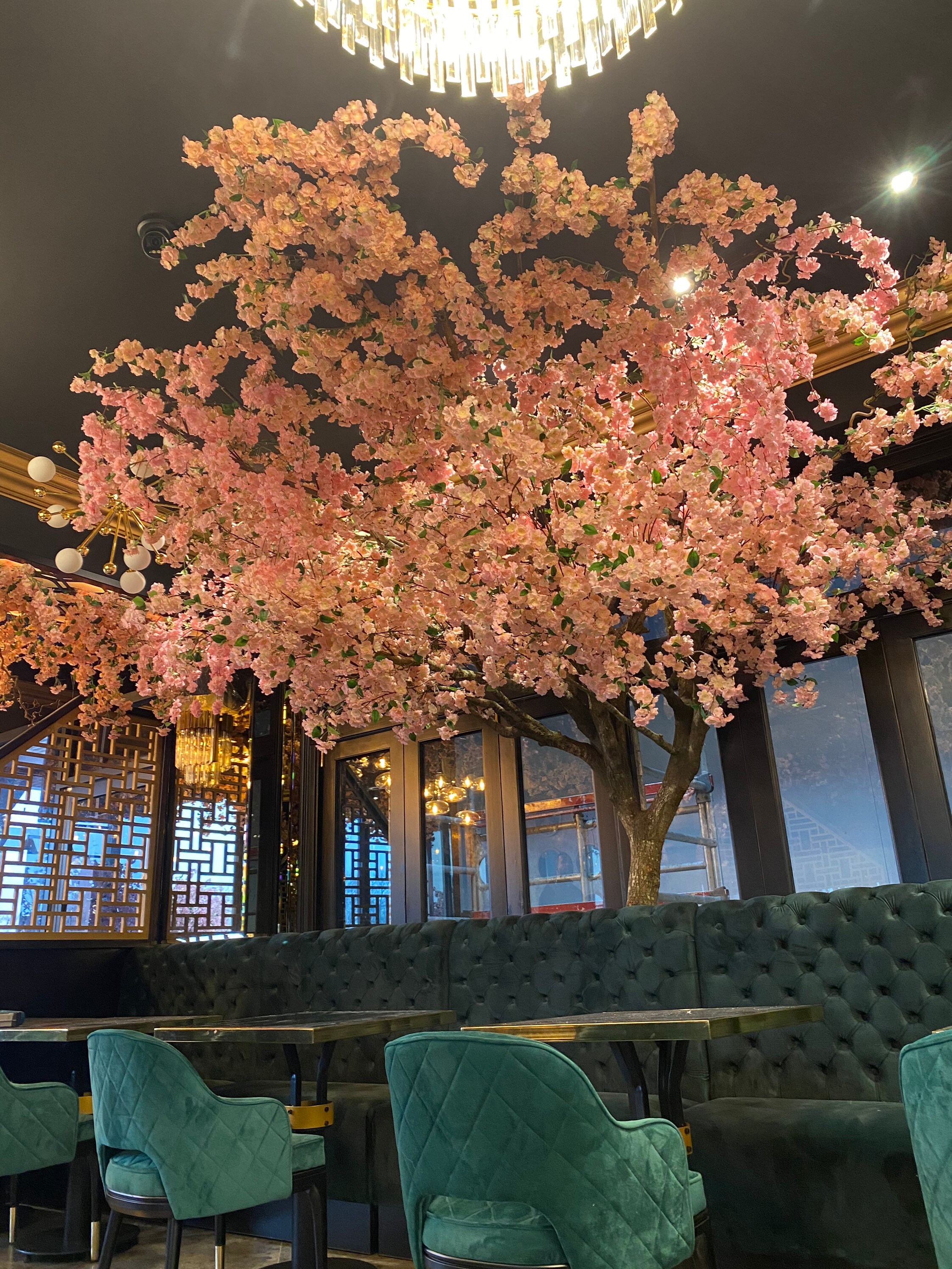 Custom PINK Cherry Blossom Tree Pink Artificial Tree Cherry Etsy