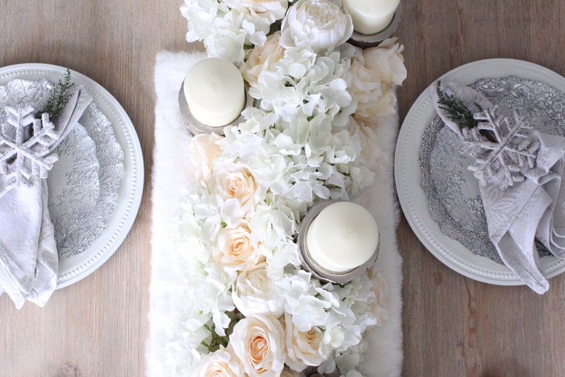 Flower garland Floral table runner Wedding garland Wedding flower runner Flower table runner Wedding centrepiece Table runner