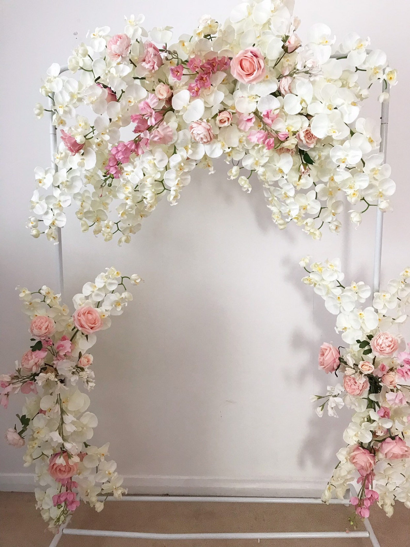 Wedding Flower Arch Floral Arch Swag Flower Swag Arch Swag Etsy