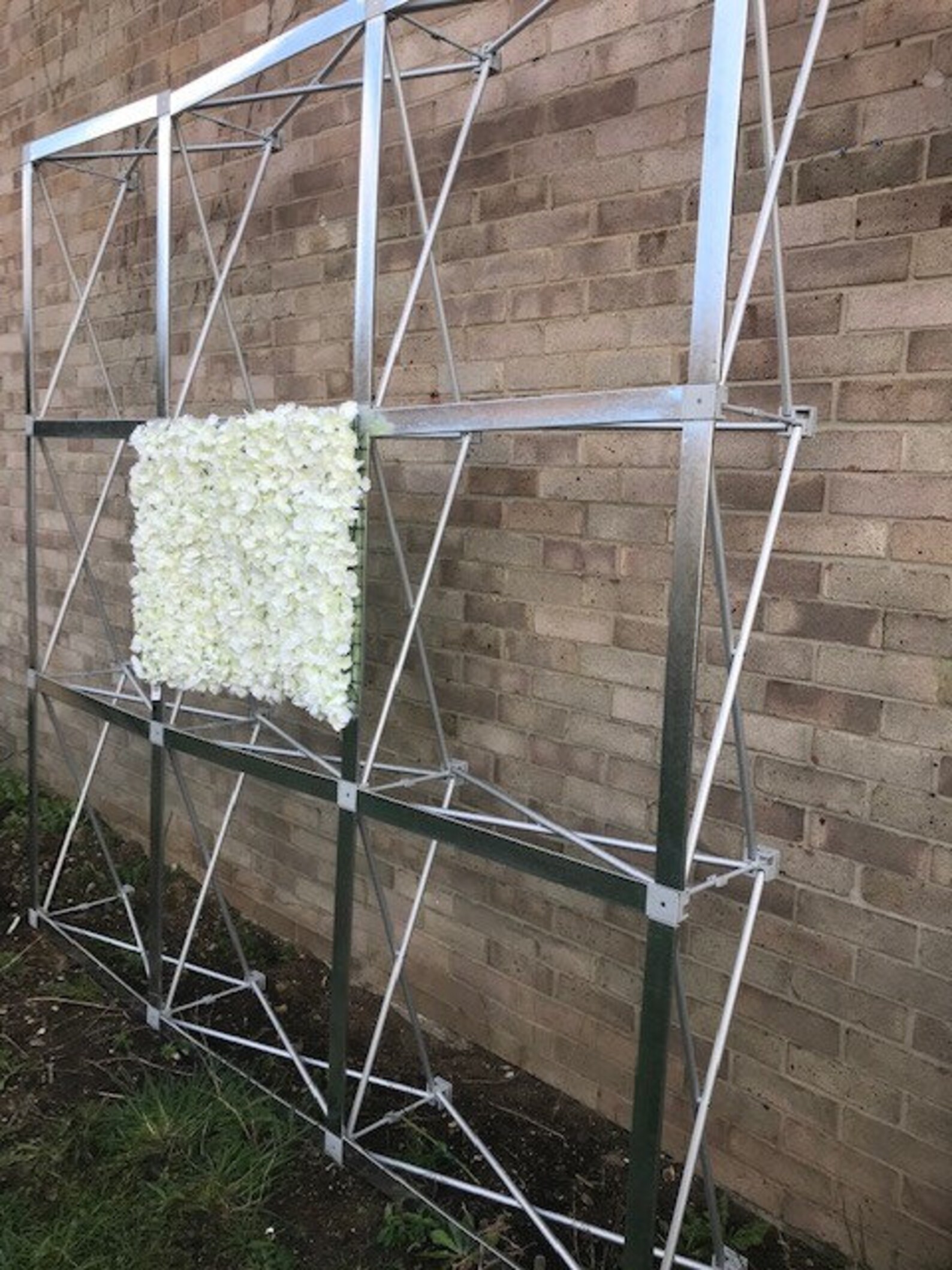 2.3m x 2.3m Flower Wall Stand Flower Wall Backdrop Stand Etsy