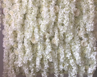 Bridal Flower wall, trailing Floral wall, Wedding flower wall, Flower backdrop, Floral backdrop, Photography wall, Photography backdrop