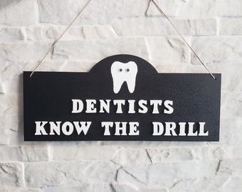 Funny Dentist Christmas Gift, Dentist Gift Men, Female Dentist Gift, Dental Office Decor, Dentist Office Sign, Dental Wall Art