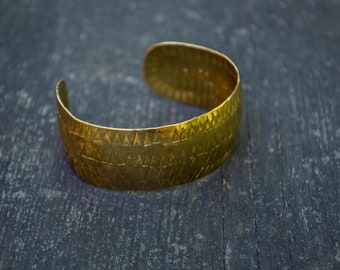 Brass bracelet