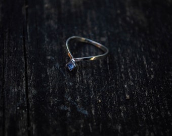 Moonstone Ring, 925 Silver, Custom Size