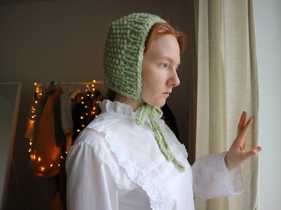 ［vintage］handmade bonbon knit cap Bon Bon Knit - Etsy