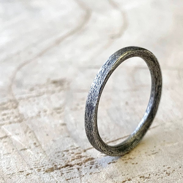 Oxidized Silver Ring Etsy