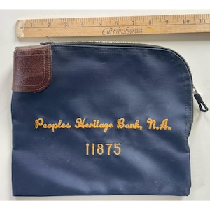 バンクポシェット　鍵付き　ビンテージ　バンクポーチ Vintage Bank Bag With Key - Etsy