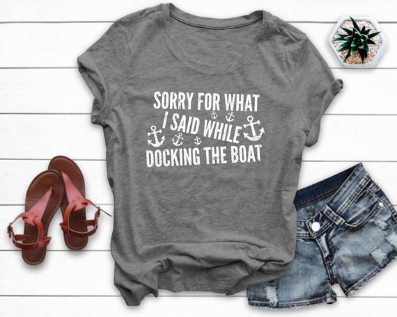 funny boating shirts