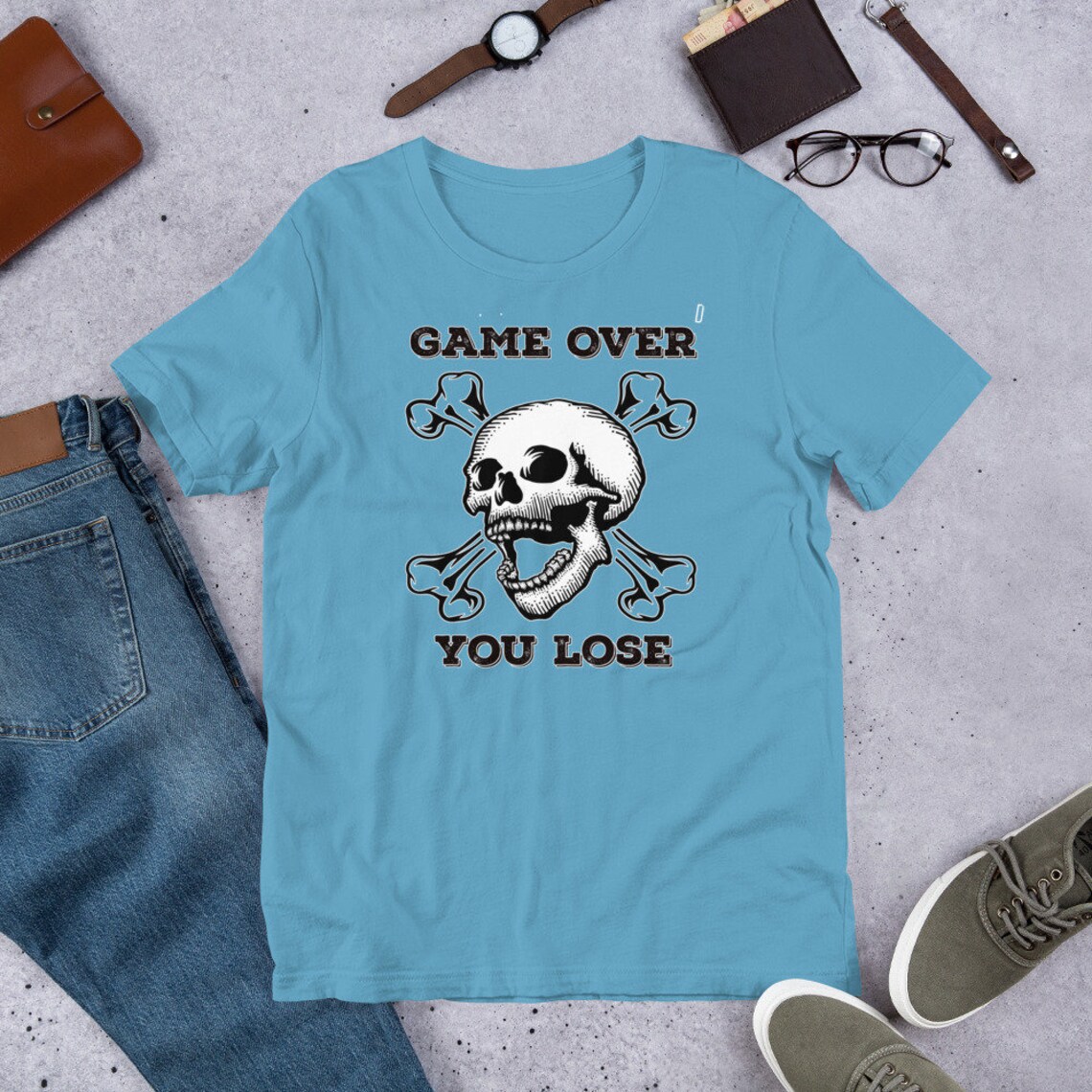 Game Over You Lose Game Over Quote Lustiges Game Over Etsy