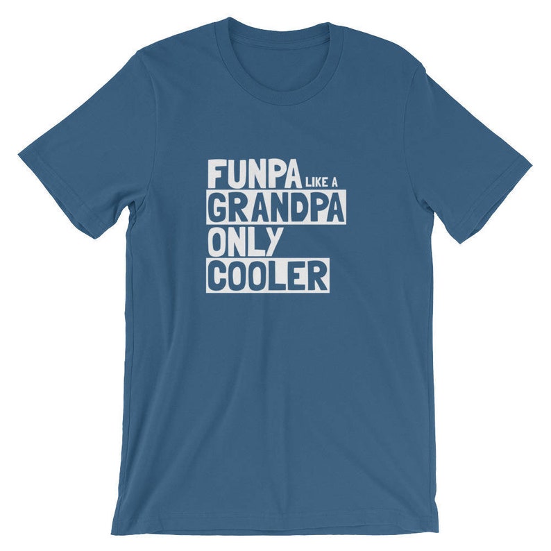 Does your stylish grandpa need something new for his wardrobe? So, you can’t go wrong with this Funny Grandpa T-Shirt. This unique t-shirt is available in many sizes and colors for you to choose from. There is no worry about not getting a fitting size for your grandpa. Buy it and imagine how surprised he is when he upgrades his style with this cool t-shirt design.