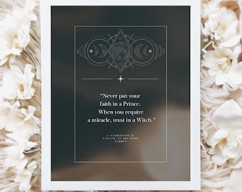Celestial Witch Quote  Digital Art Print for Forest Witches | Green Witch, Pagan, witch  Instant Download