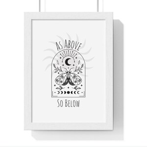 As Above, So Below Digital pagan art print | Instant Download
