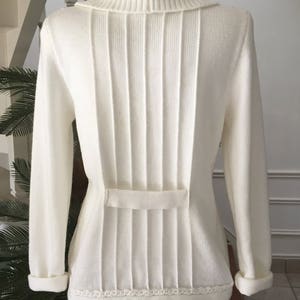 White wool jacket