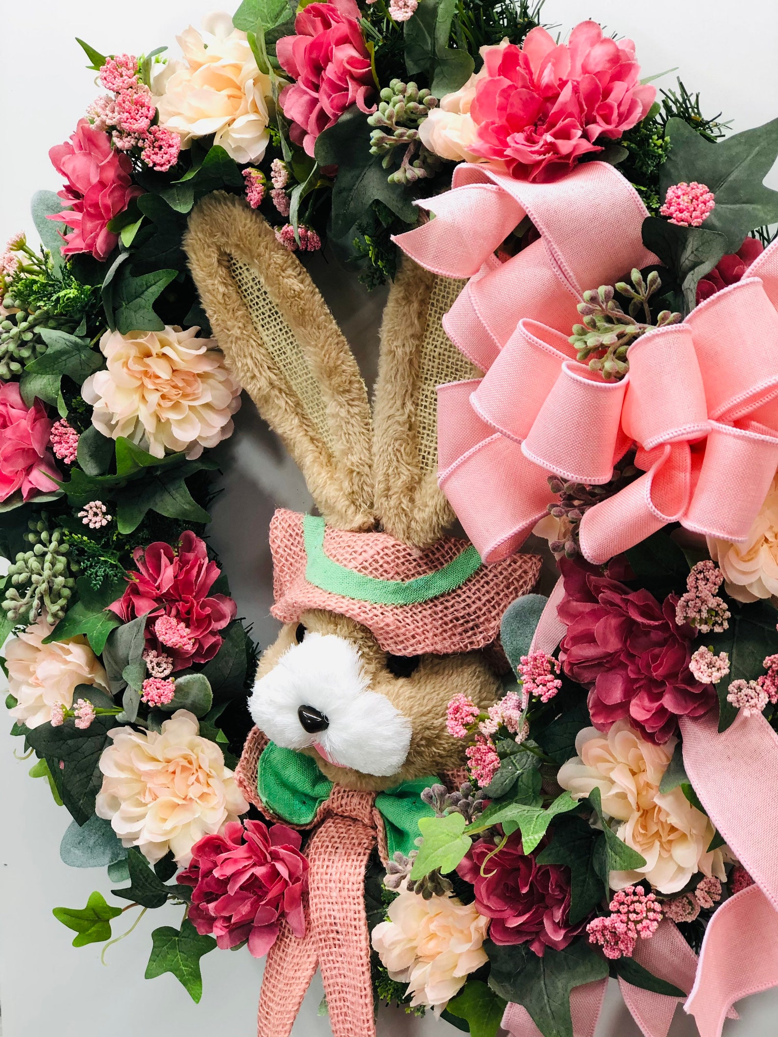 Easter Wreathspring Door Wreathsummer Wreatheaster Door Etsy