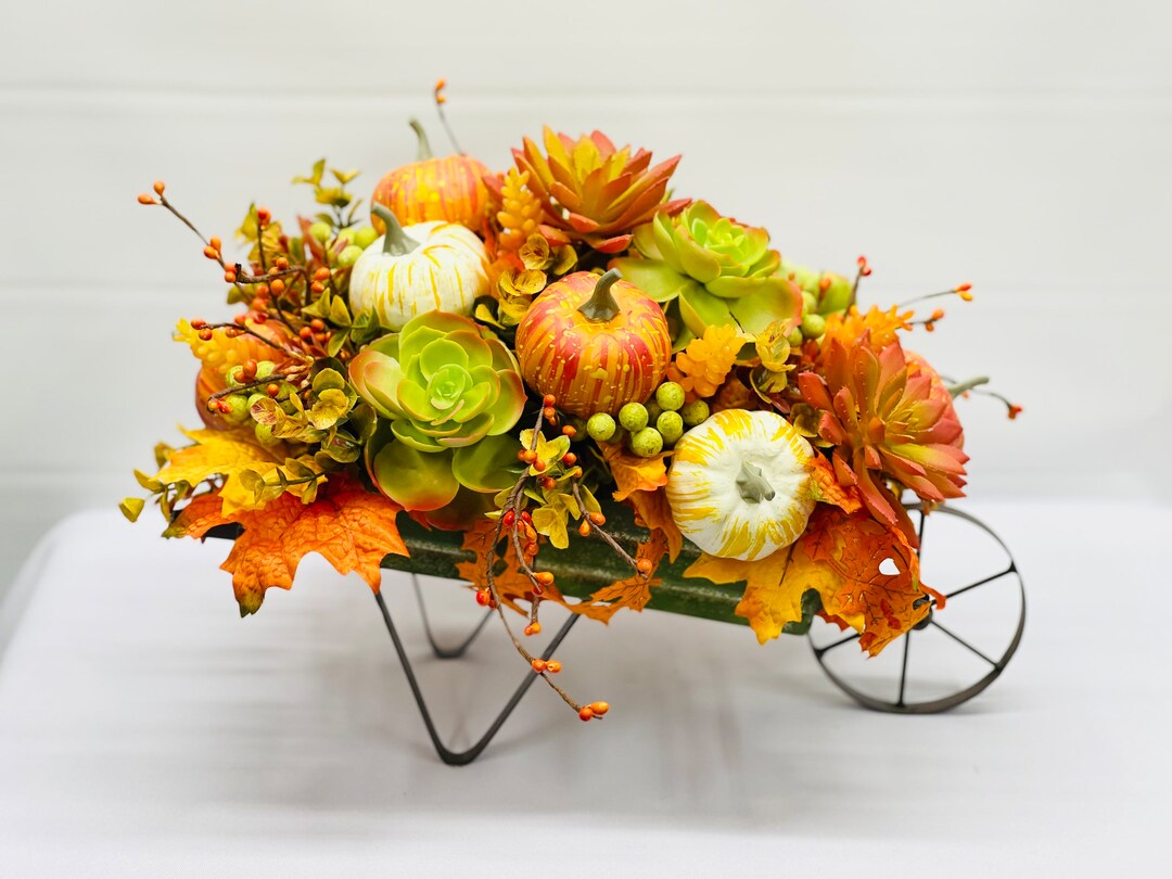 Fall Centerpiecefall Arrangementfall Table Decorfall Floral