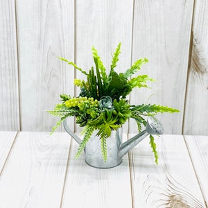 Table Centerpiece-Table Arrangement-Succulent Centerpiece-Floral Arrangement-Centerpiece-Floral Arrangement-Faux Succulent Table Decor