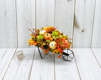 Fall Centerpiece-Fall arrangement-Fall table decor-Fall floral arrangement-Harvest Centerpiece-Floral arrangement-Thanksgiving-Autumn Decor