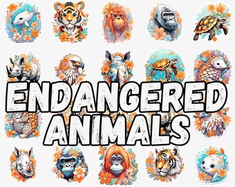 Animales en peligro de extinción - Descarga digital