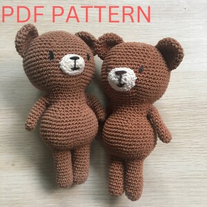 Wattle Bear Amigurumi Pattern/ Cute Bear Crochet Pattern / Teddy Bear Crochet Pattern (PDF only)