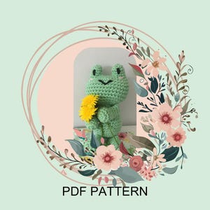Amigurumi Cuddle Frog PDF pattern/ Cute Frog Crochet Pattern / Frog Crochet Pattern (PDF only)