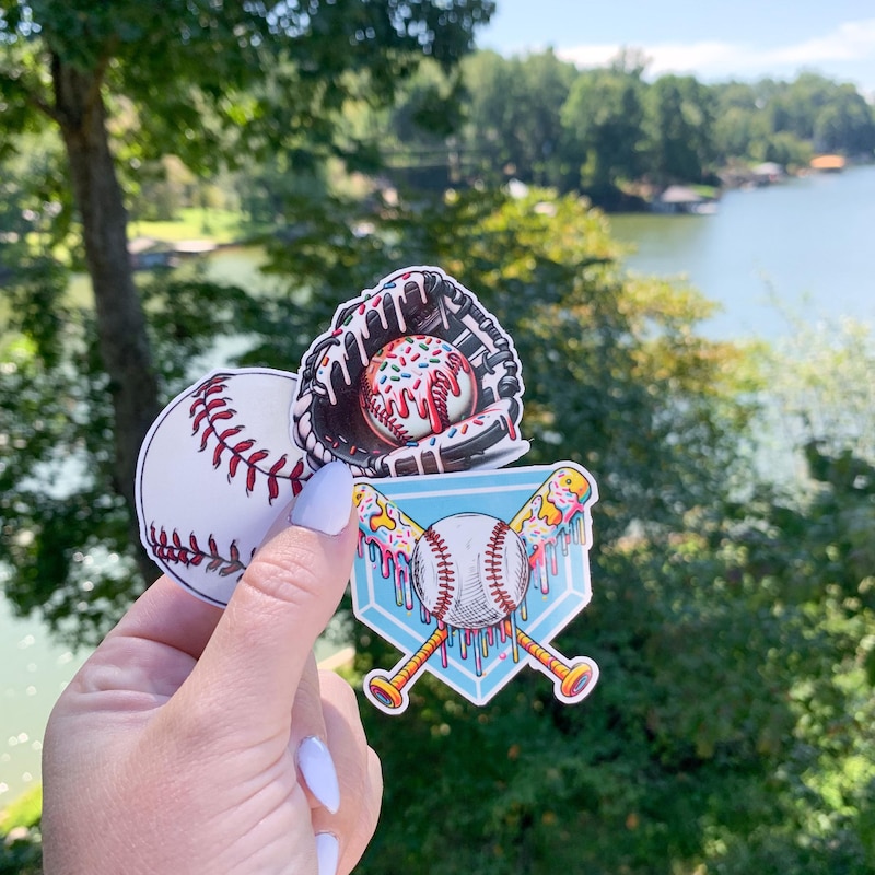 Baseball Stickers - Etsy