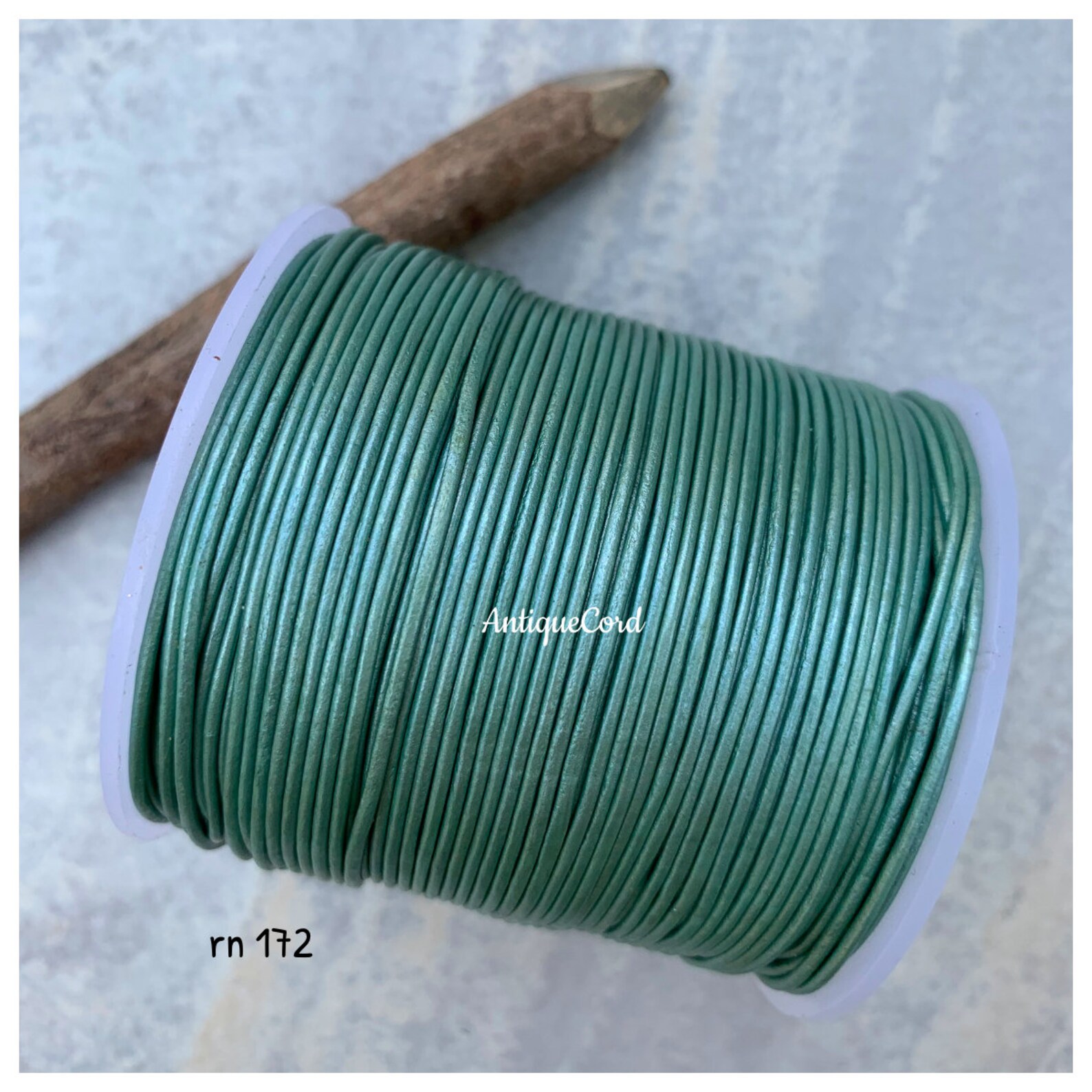 1.5mm Round Leather Cord Metallic Leather String by the Yard Over 38 ...