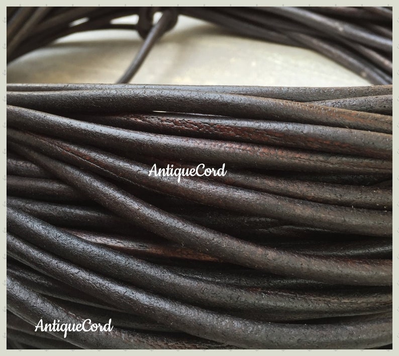 5mm Premium Quality Natural Round Leather Cord 5mm Thick - Etsy