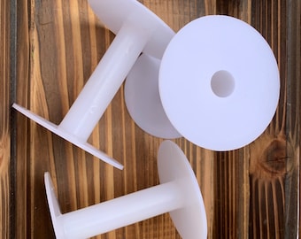 plastic spools empty for chain cord wire ribbon spools bobbin craft plastic spool - same style BUY 2 set get 1 set FREE (C)