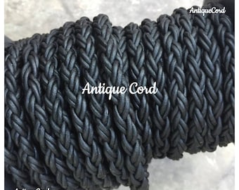 10mm Braided Bolo Cord * Leather Premium Quality 4 Colors