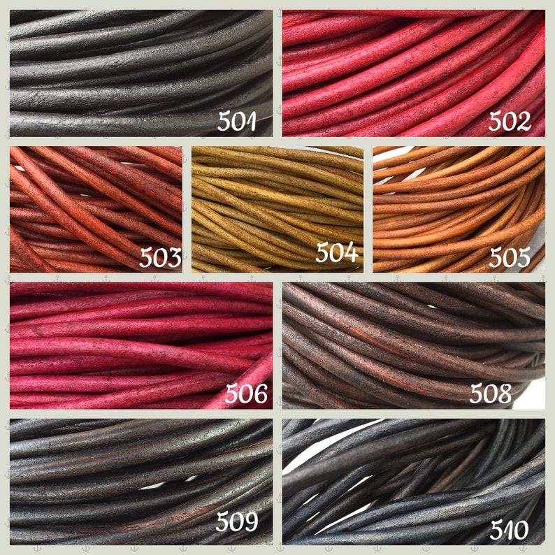 5mm Premium Quality Natural Round Leather Cord 5mm Thick - Etsy