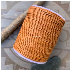 0.5 mm Premium Quality Antique Desert Brown Leather Round Cord .5mm Jewelry Making String Thin Leather 14