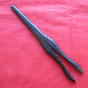 Antikes viktorianisches Paar Ebenholz Handschuh Stretcher