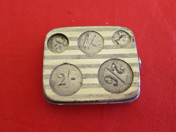 Antique vintage Silver Plated Chatelaine Coin Holder With Coins Etsy Ireland