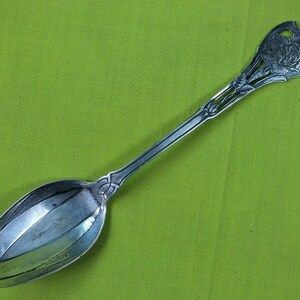 Sterling Silver ROSE SPOON 18.4 Grams Antique Marked