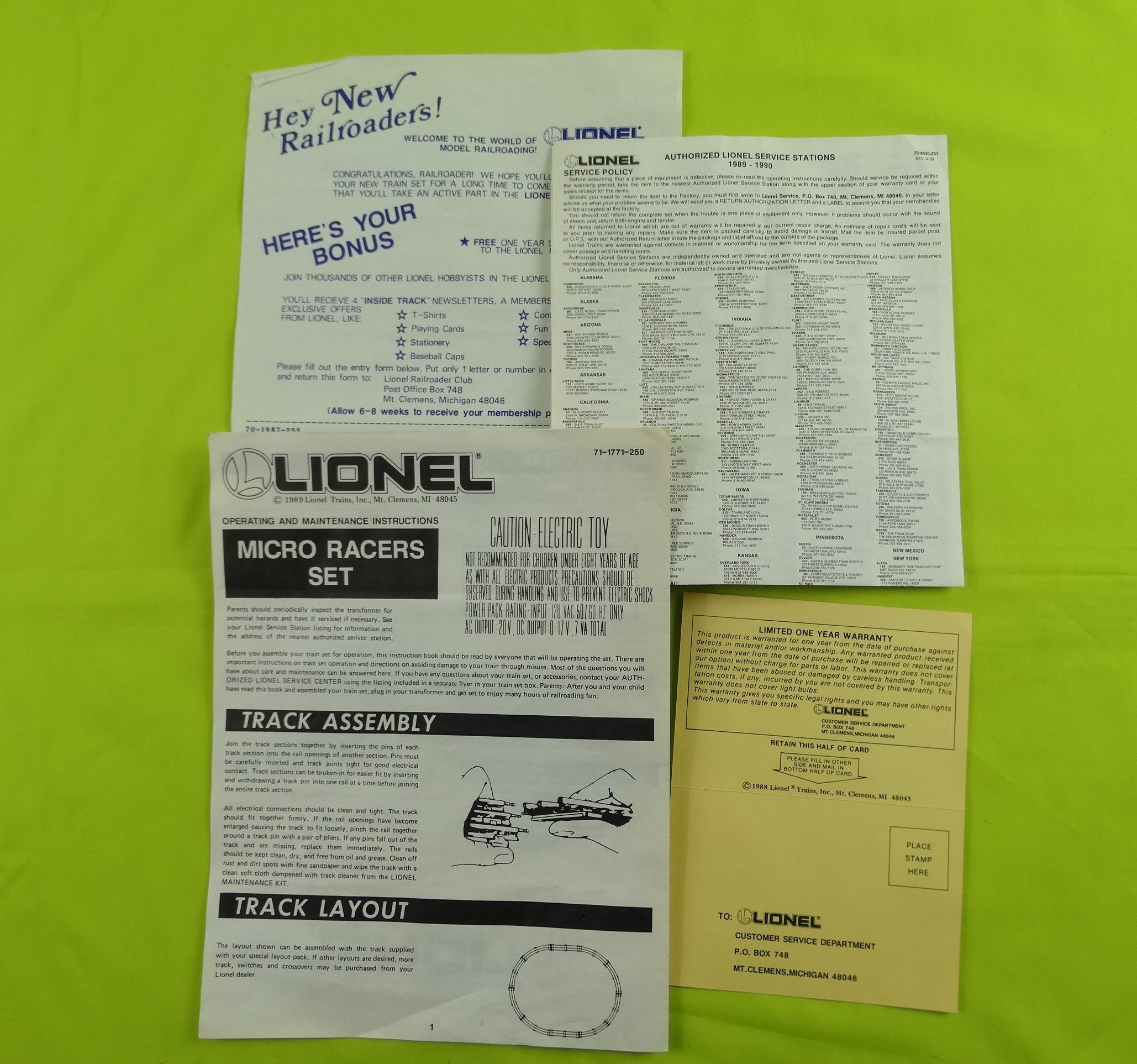 Lionel micro racers express sale