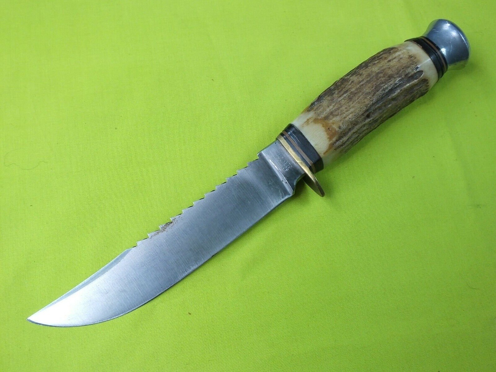 Vintage SOLINGEN GERMANY Saw Back Hunting Knife W/Original Etsy