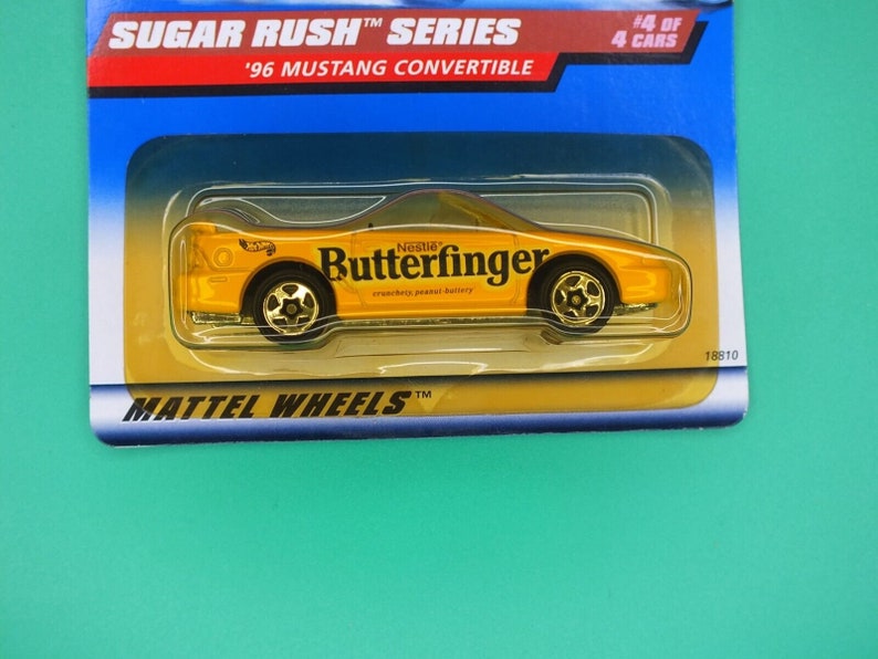 Hot Wheels '96 Ford Mustang Die-Cast Car - 1:64 Scale Collectible Toy