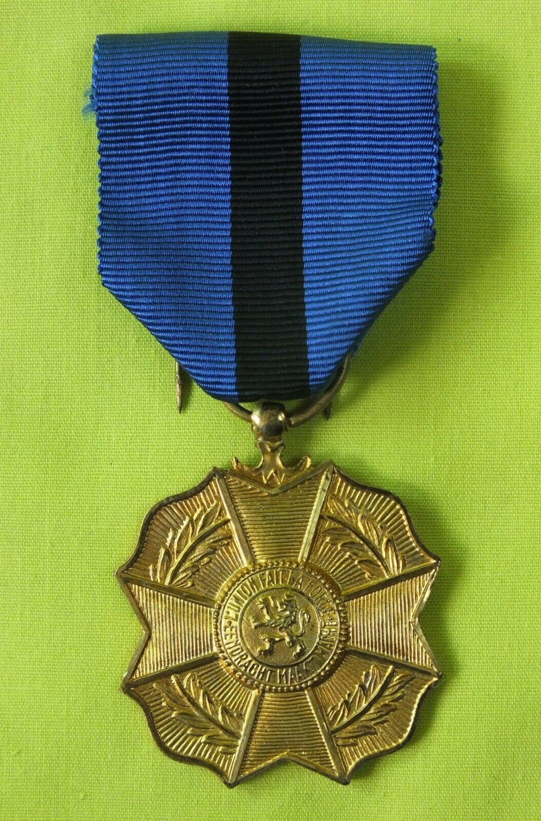 belgian-l-union-fait-la-force-medal-ribbon-etsy